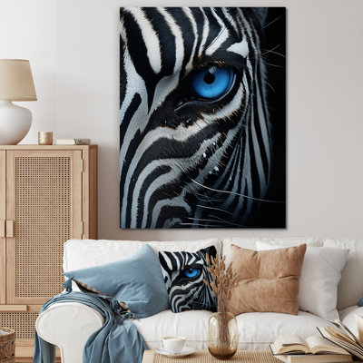 Zebra Eye Closeup II " Zebra Eye Closeup II "