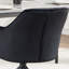 49.8cm H Velvet Upholstered Metal Armchair-122056785