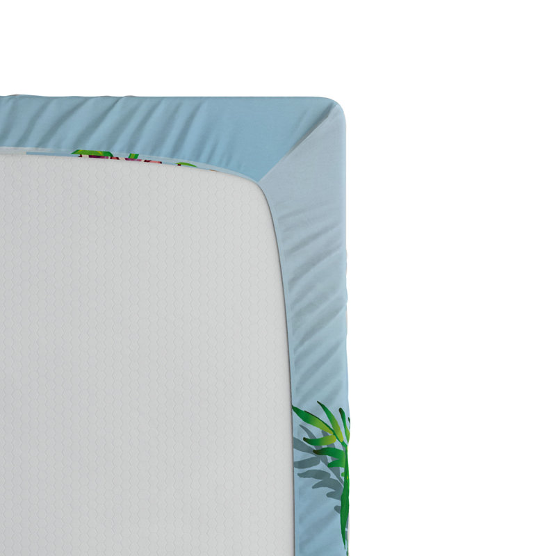 Garden Microfiber Fitted Sheet, Full/Double Fitted Sheet
