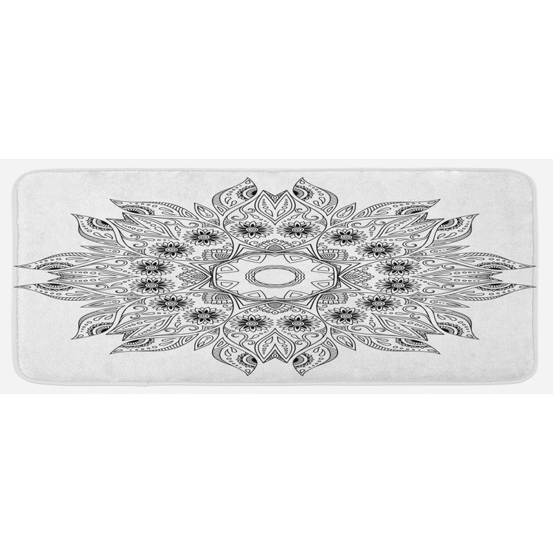 Tapis de cuisine mandala