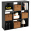 Bibliothèque à 9 cubes, tablette de rangement décorative-1855103210-1855103208