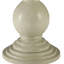 Table d'appoint moderne blanche moderne avec piédestal pour décoration de salon