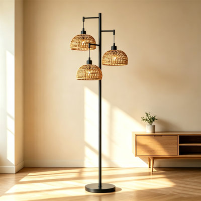 Lampe sur pied 65 po Boho