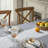High Quality Rectangle Cotton And Linen Tablecloth With Tassels-1421009711