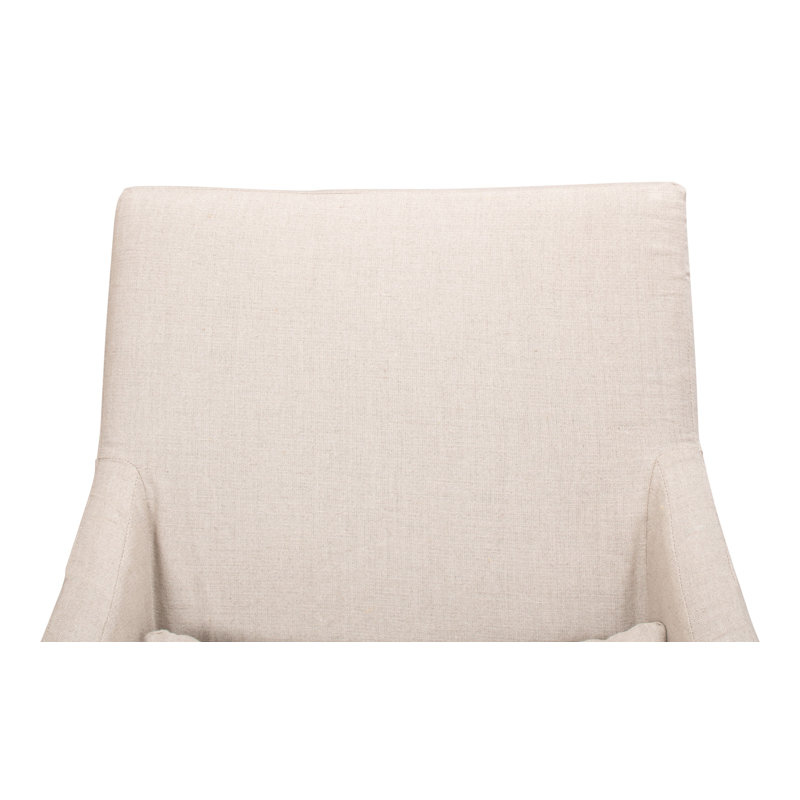 Brera Upholstered Arm Chair, Ivory