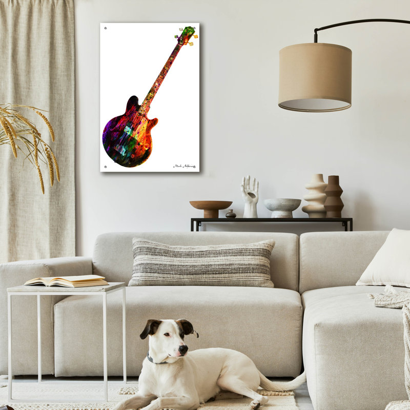 "Guitare 10" par Mark Ashkenazi, H 36 po x l 24 po x P 0,2 po