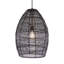 Luminaire suspendu en forme de cône en laiton tissé 12,25 po Atmore - Beachcrest Home ™-690688277-690685632