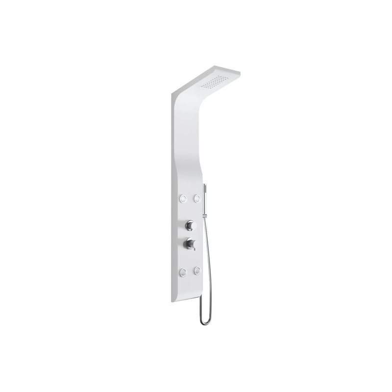 Hydromassage Shower Tower Panel, White
