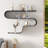 Stylish Metal Floating Shelves for Customized Wall Displays (Set of 3)-1855885122