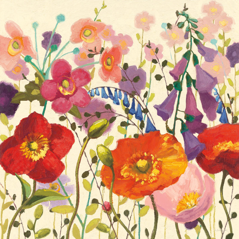 Couleur Printemps III by Shirley Novak - Wrapped Canvas Painting, 91cm H x 91cm W