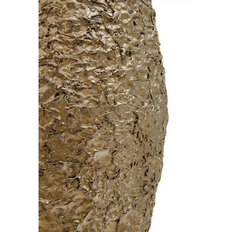 Beric Metal Table Vase, Gold, 52cm H x 21cm W x 21cm D
