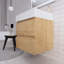 Ensemble de meuble-lavabo mural simple 24 po Babajide-1781100012