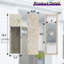 Applique murale d'extérieur à DEL 18 po en travertin à intensité variable blanche