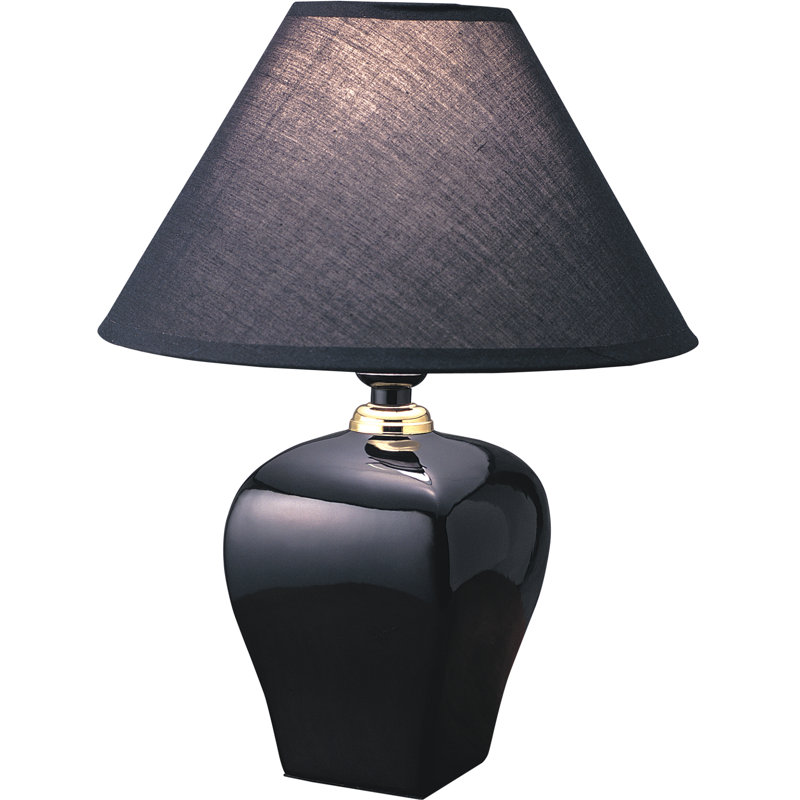 Lampe de table 15 po Whitford, Noir