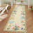 Scalloped Rug Machine Washable Floral Living Room Rugs Non Slip Bedroom Carpet for Nursery Dining Room Dorm Office-60734441-60734428