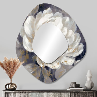 Grand miroir mural Hewitt - Pivoine
