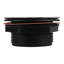 Base de douche ronde en PP blanc brillant avec drain central Streamline 38 po x 38 po Streamline