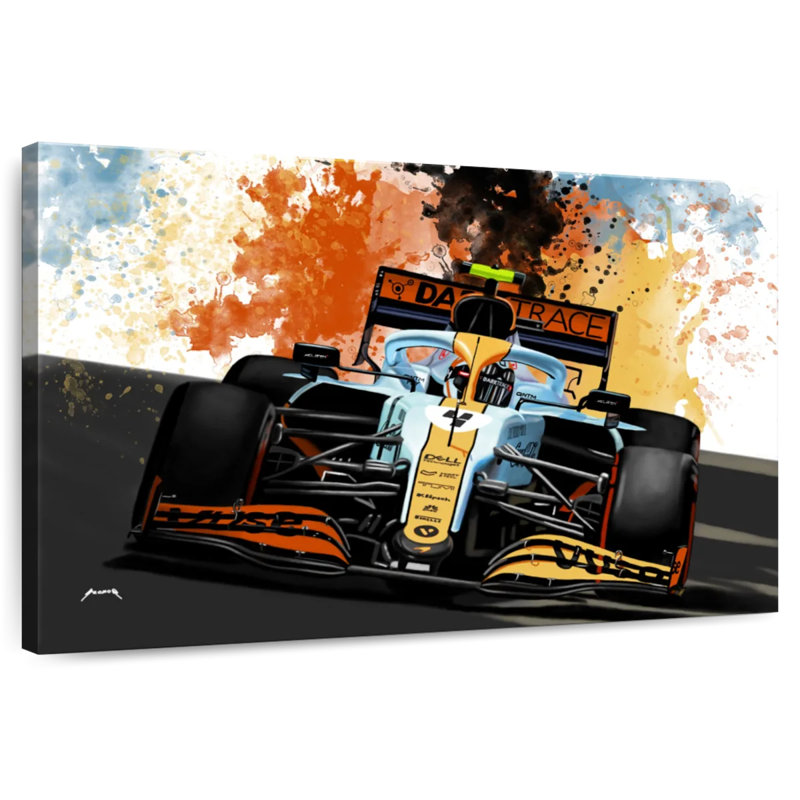Mehar Lando Norris, 34" H x 51" W