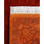 Tapis de couloir unique en laine 3 pi 0 po x 8 pi 7 po Huckstep - orange