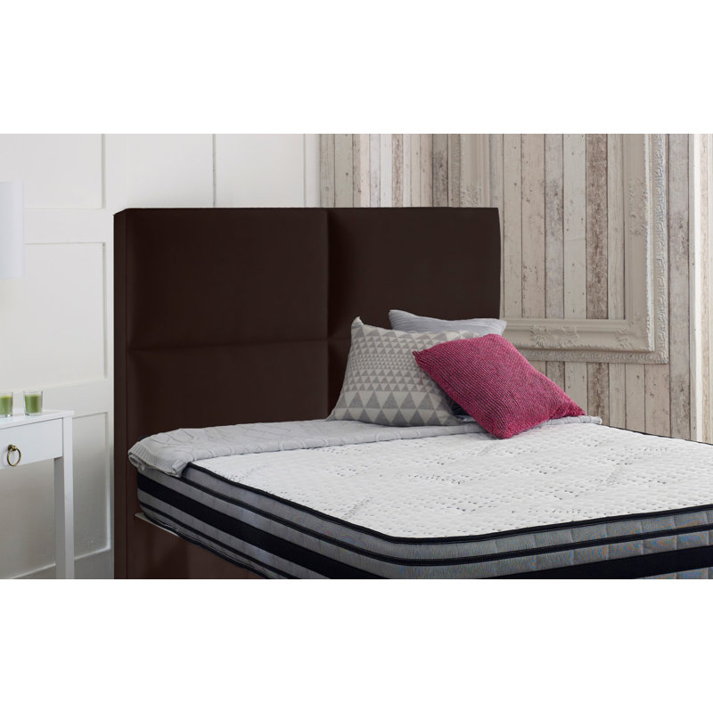 Margret Upholstered Headboard, Small Single (2'6), Brown