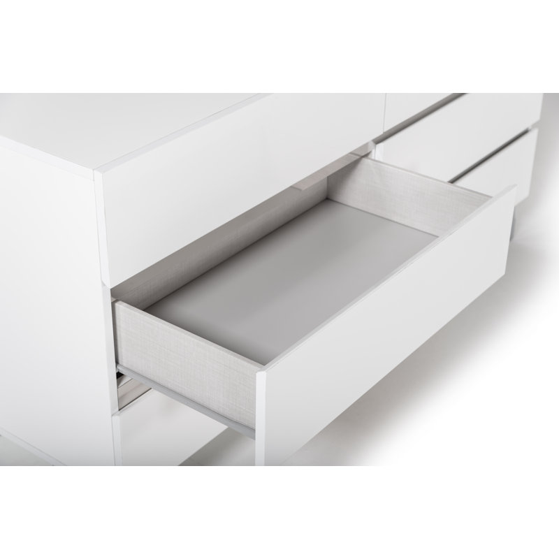 Commode double 6 tiroirs Amiah