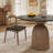 Round Solid Wood Pedestal Dining Table 39"/43"-624123129-624123111