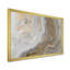 Art mural en marbre - marbre blanc avec veines de gris Curley et or - reproduction d'art sur toile-116161209-51145802-51145809