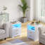 Table de chevet 2 tiroirs l 17,7 po-970710979