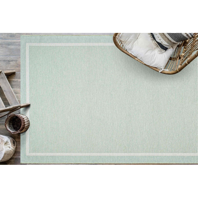 Clairvaux Solid Colour Hand Woven Indoor / Outdoor Area Rug, Rectangle 120 x 170cm