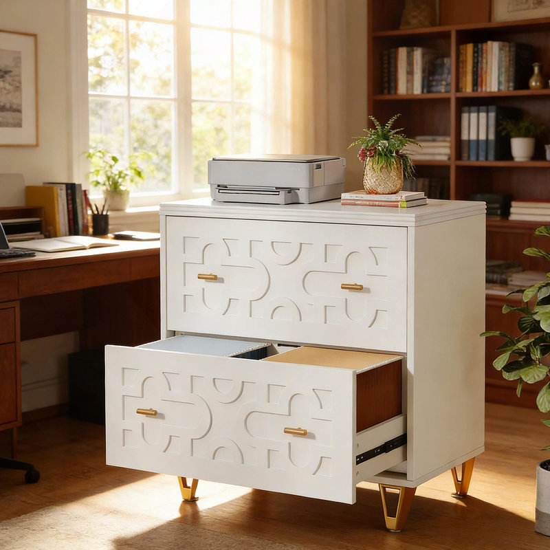 Multi-Functional File Cabinet,Nordic Style Storage Filing Cabinet