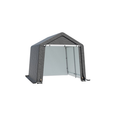 Roundhay 6ft. W x 6ft. D ft D Galvanised Pipe Apex Tool Shed