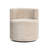 27.6'' Modern Swivel Barrel Chair, Faux Fur Upholstered Accent Chair