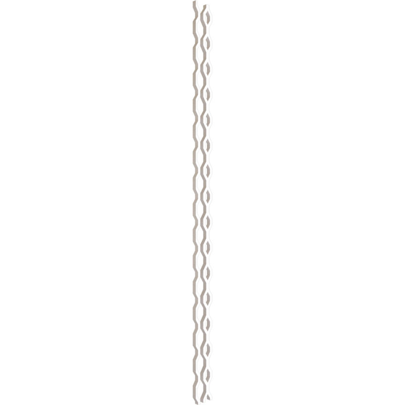 Ensemble de panneau mural décoratif à lattes réglables en PVC Wabash, H 94 po x l 3 po x P 0,37 po