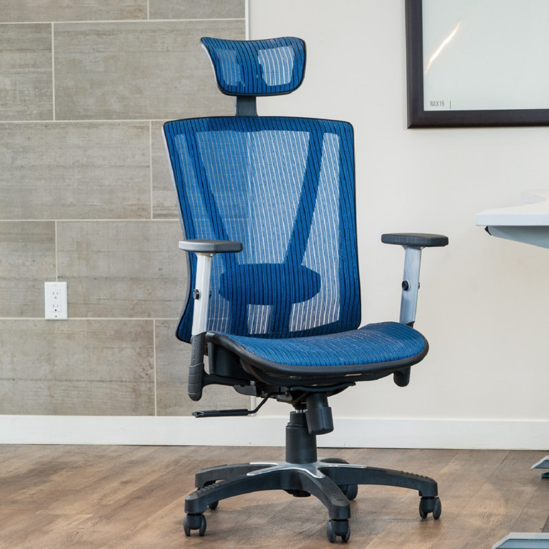 Stoltenberg Conference Chair with Headrest, Blue