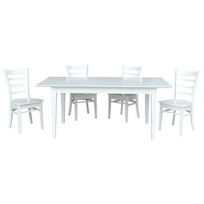 Chastain 7 Piece Extendable Solid Wood Dining Set
