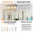 8- Wall Sconce With Brushed Nickel And Frosted Glass, Modern Style For Bathroom, Hallway, Bedroom, , Gentle , Easy To Install Resistance Rust, Comfortable-770550184-770550189-770550188