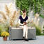 PE Rattan Outdoor Bench