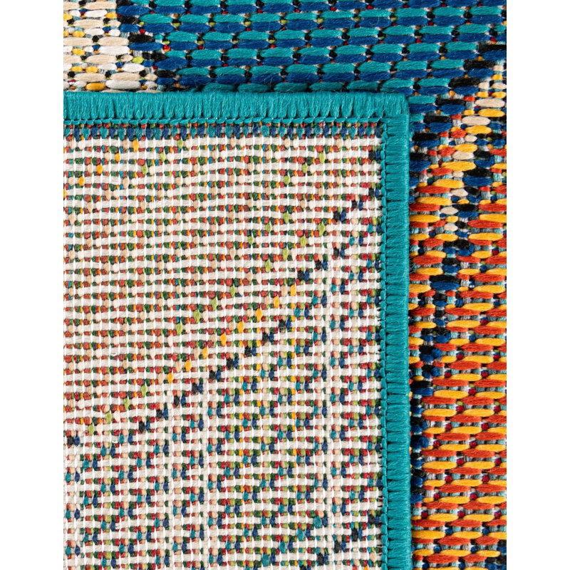 Camalu Higgin Indoor/Outdoor Area Rug, Tapis de couloir 2 pi 7 po x 10 pi
