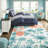 Elegant 8 Piece Embroidered Bedding Sets, Polyester Navy, Transitional Style