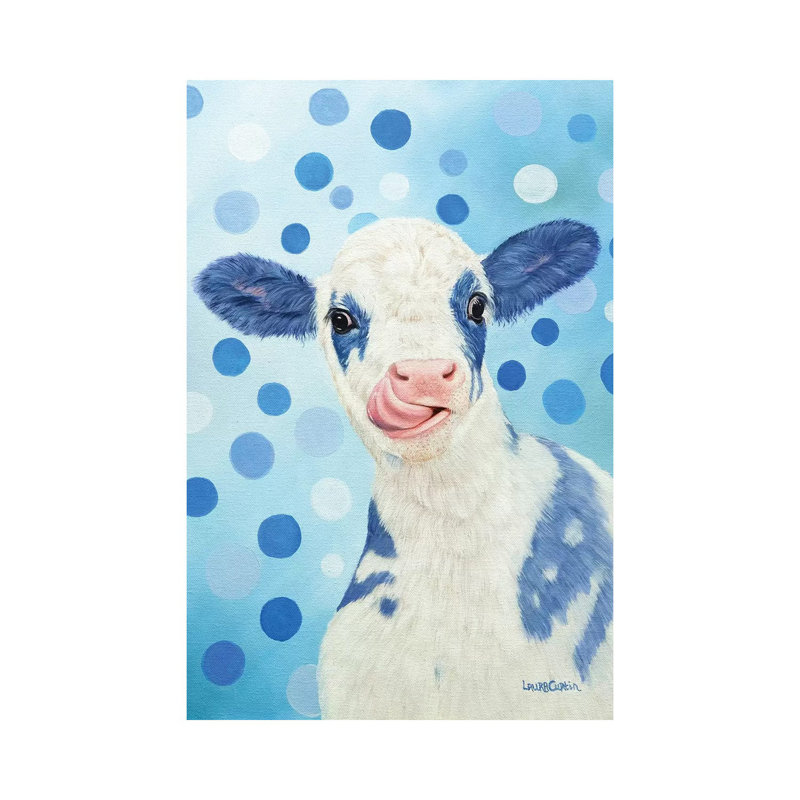 Bluebellet by Laura Curtin - Wrapped Canvas Painting, 101.6 cm H x 66.04 cm W x 3.175 cm D