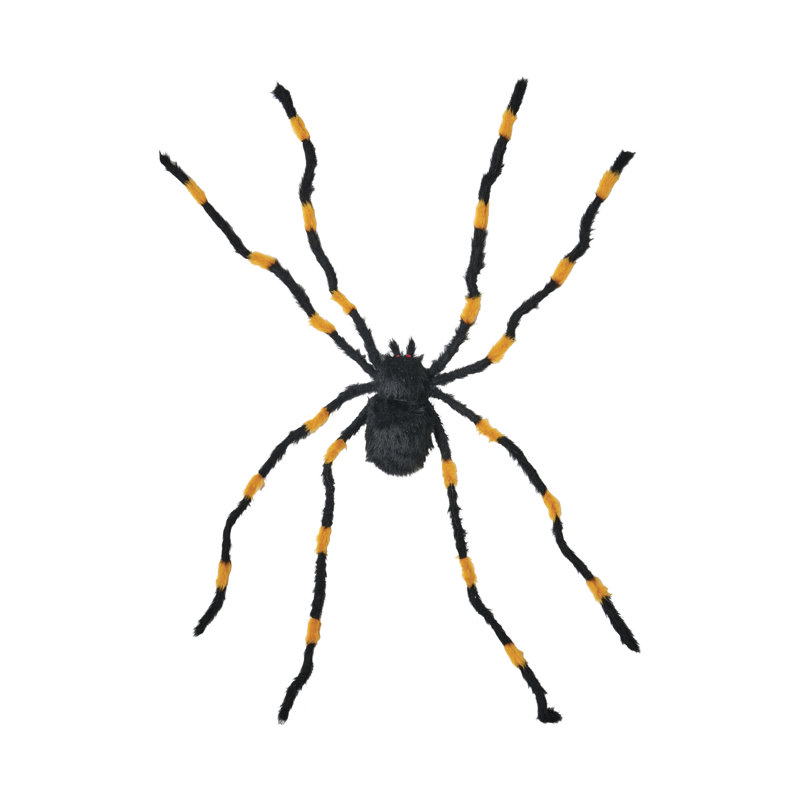 Tarentule géante noire et orange de 78 po