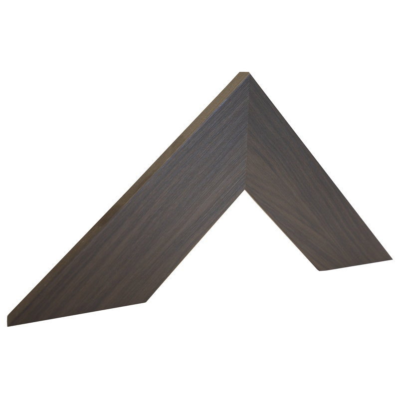 Miroir mural Dhar, 27 po x 48 po, Noyer noir