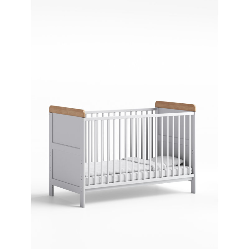 Classic Cot Bed White and Oak