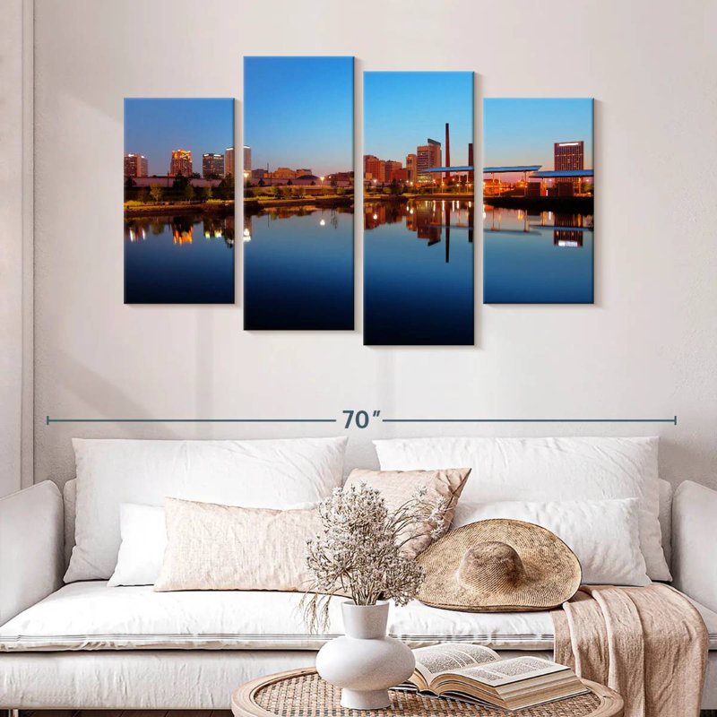 Nicci Birmingham Skyline, H 32 po x l 52 po