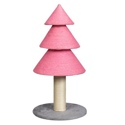 31.5In Christmas Tree Scratcher Cat Scratching Post