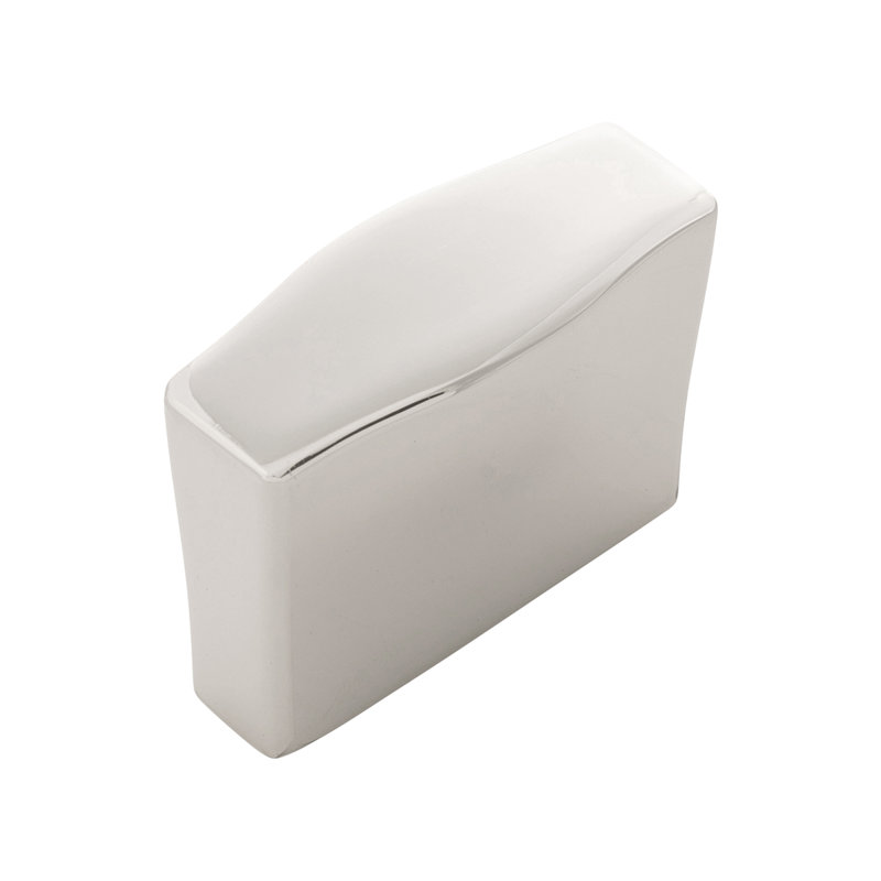 Emerge Square Knob, Polished Nickel