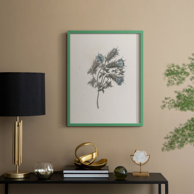 Impression florale vintage encadrée CCXI - bois massif