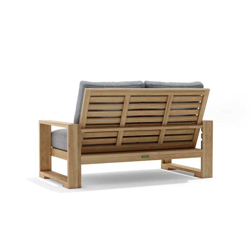 Capistrano Outdoor 2 - Seat Loveseat, Light Gray