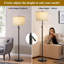 Lampe sur pied en marbre moderne de 64 po Vondell à hauteur réglable avec interrupteur à chaîne-806105414