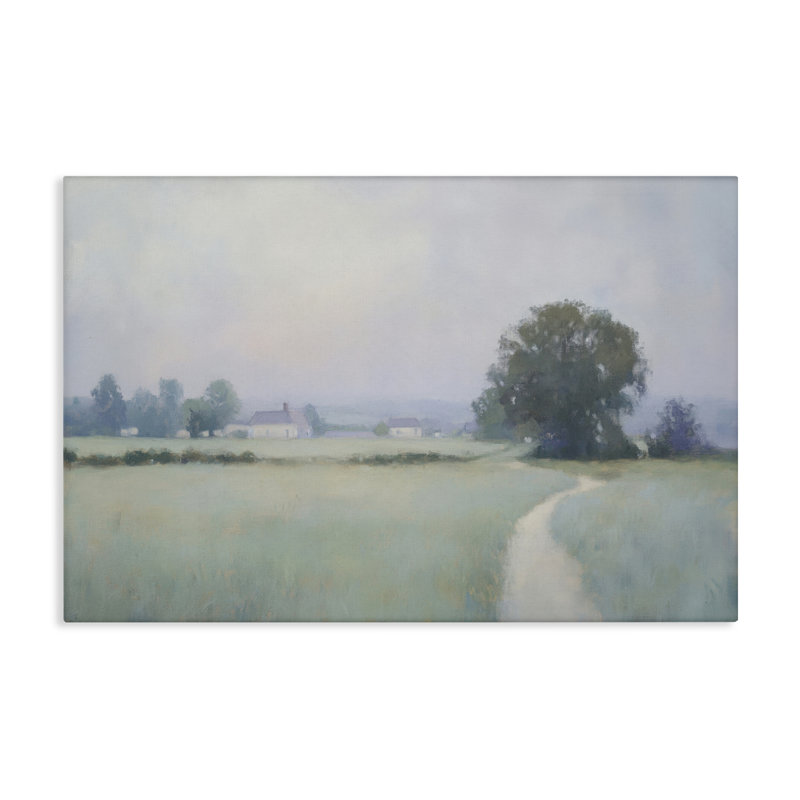 Long Driveway Landscape Canvas, conception de Petal Prints Design, H 16 po x l 24 po